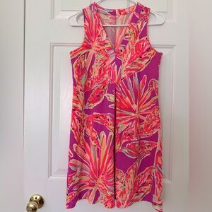 100% Pima Cotton- Lily Pulitzer Amina Swing Dress - XS